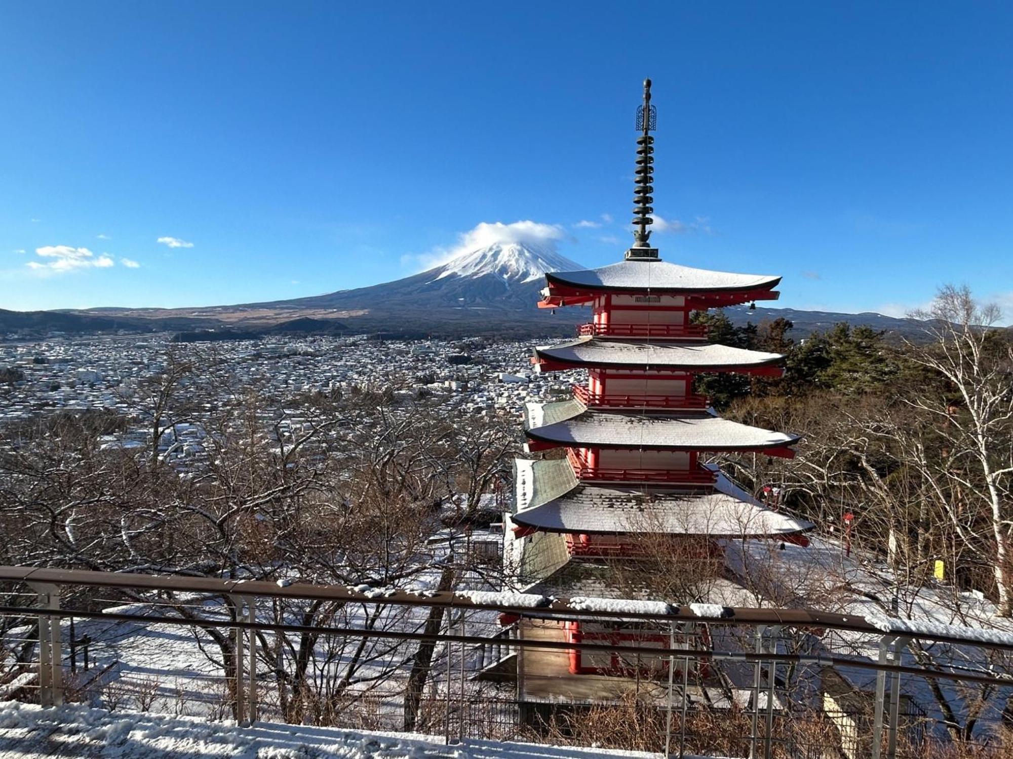 Guest House Fuji No Yado Akebono Building A - Vacation Stay 74316V ฟูจิโยชิดะ ภายนอก รูปภาพ